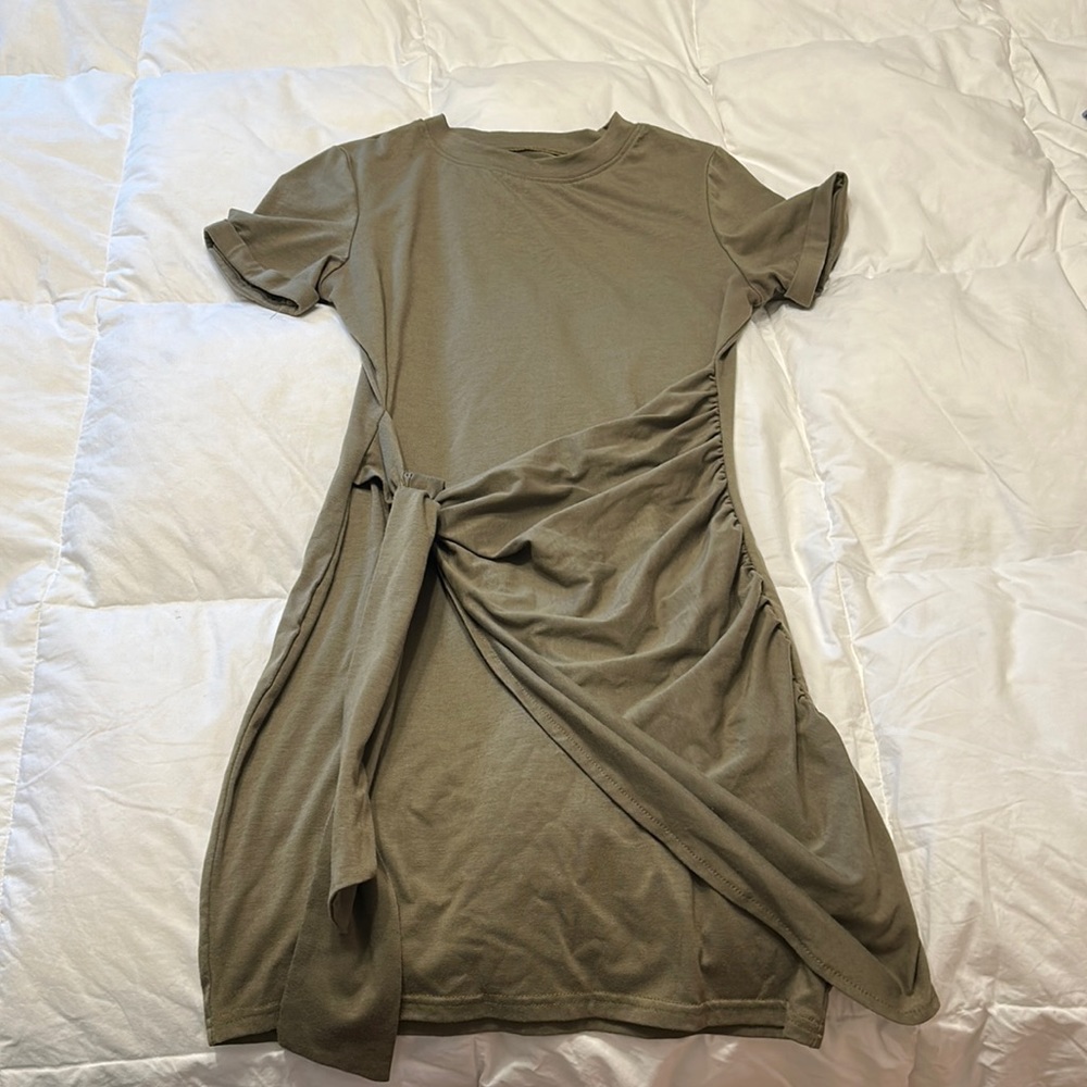 Romwe army green dress - Size: S